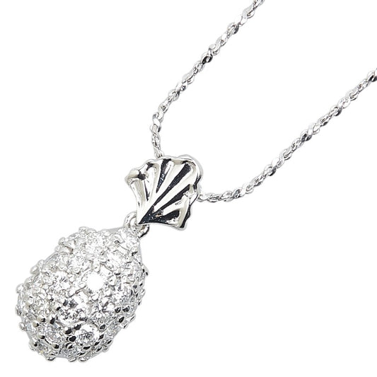 Platinum Diamond Pineapple Pendant Necklace