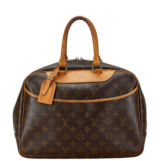 Louis Vuitton Monogram Doeville Handbag Brown