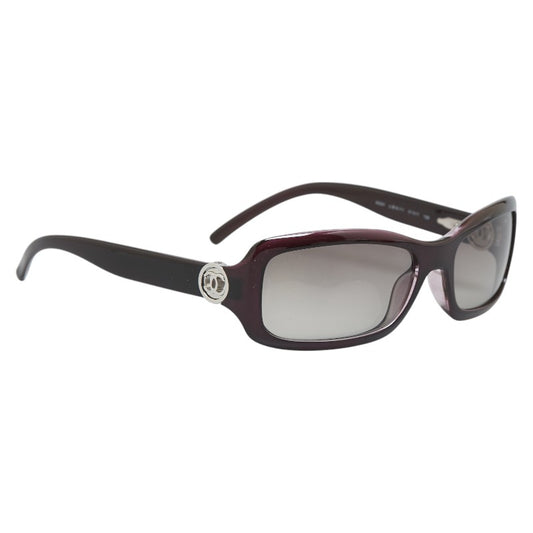 Chanel Coco Mark Sunglasses 6024 Brown Silver