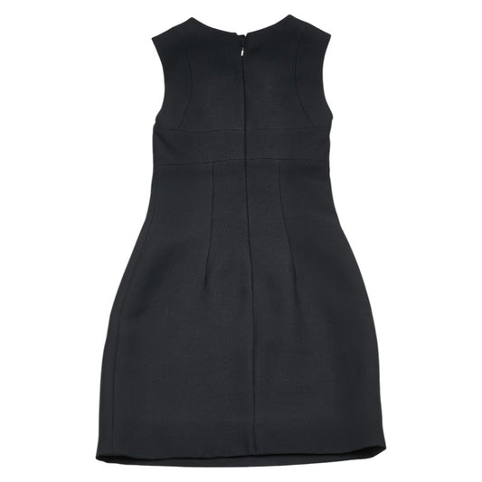 Prada Wool Silk Cutout Sleeveless Dress