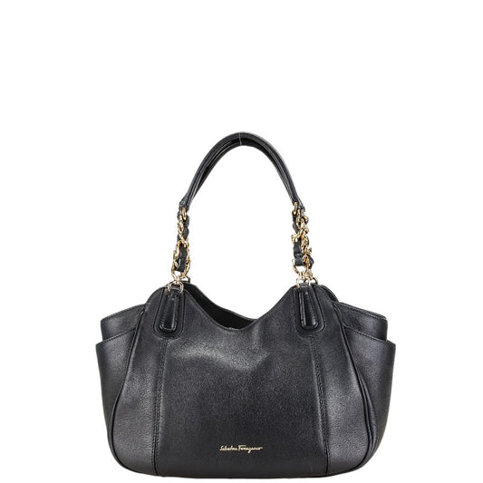 Salvatore Ferragamo Leather Gancini Handbag