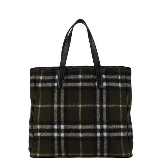 Burberry Nova Check Blue Label Tote Bag