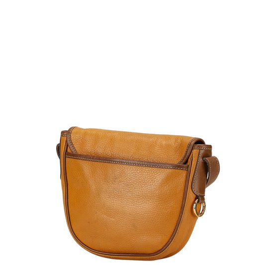 Loewe Anagram Leather Shoulder Bag Beige