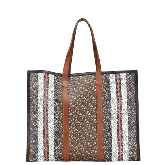 Burberry TB Monogram Stripe Tote Bag 8021488