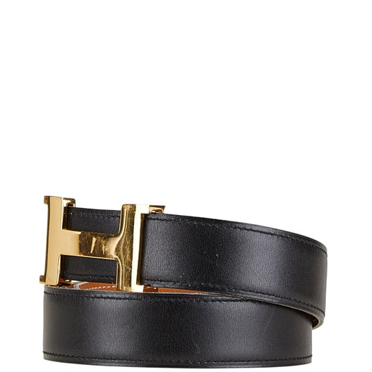 Hermes Constance H Buckle Leather Belt