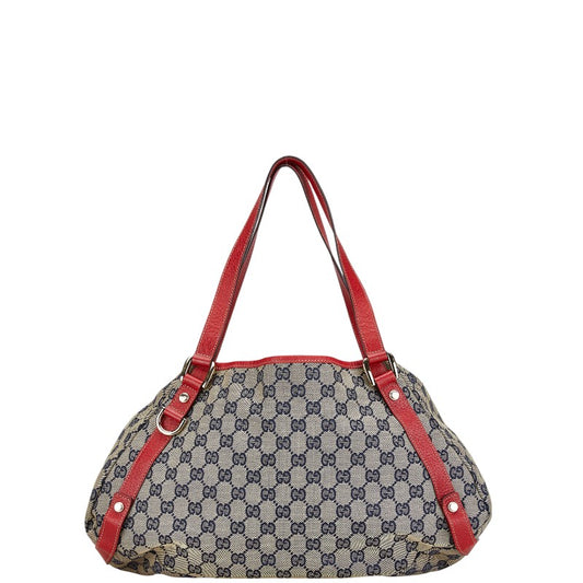 Gucci Canvas Leather Handbag Shoulder Bag