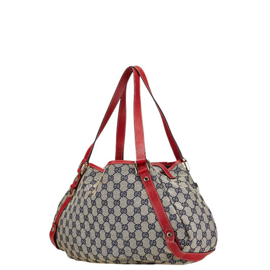 Gucci Canvas Leather Handbag Shoulder Bag