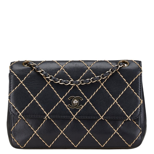 Chanel Wild Stitch Leather Shoulder Bag