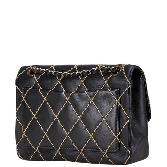 Chanel Wild Stitch Leather Shoulder Bag