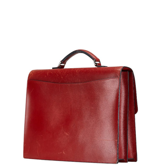 Loewe Anagram Leather Briefcase