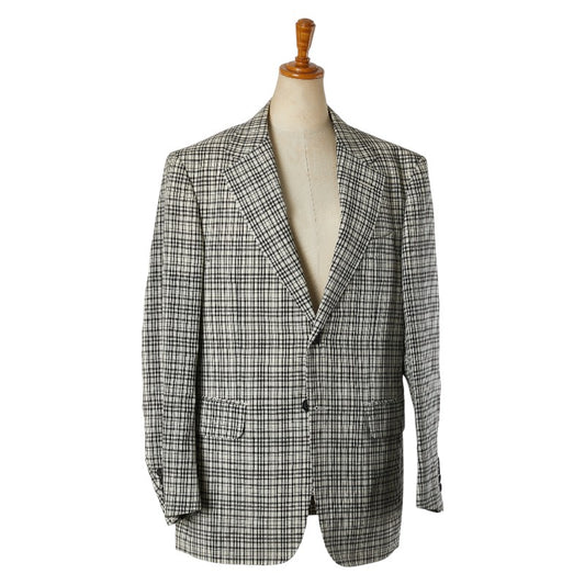 Dunhill Wool Mohair Check Jacket Pants Set