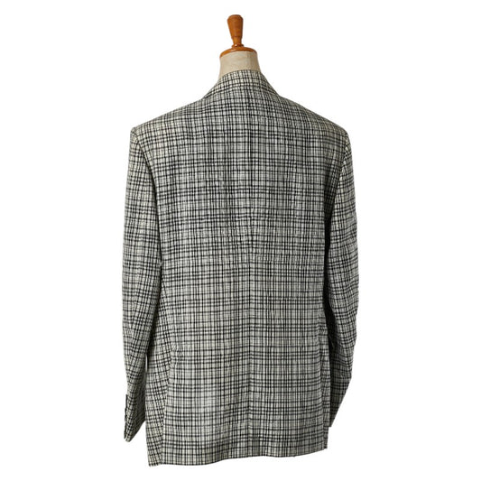 Dunhill Wool Mohair Check Jacket Pants Set