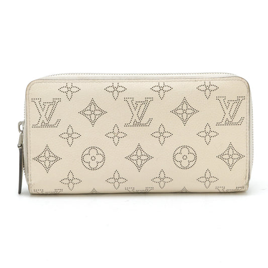 Louis Vuitton Monogram Mahina Zippy Wallet Ivory