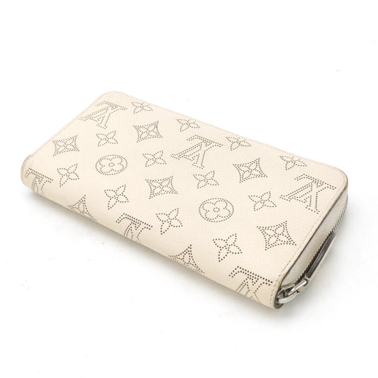 Louis Vuitton Monogram Mahina Zippy Wallet Ivory