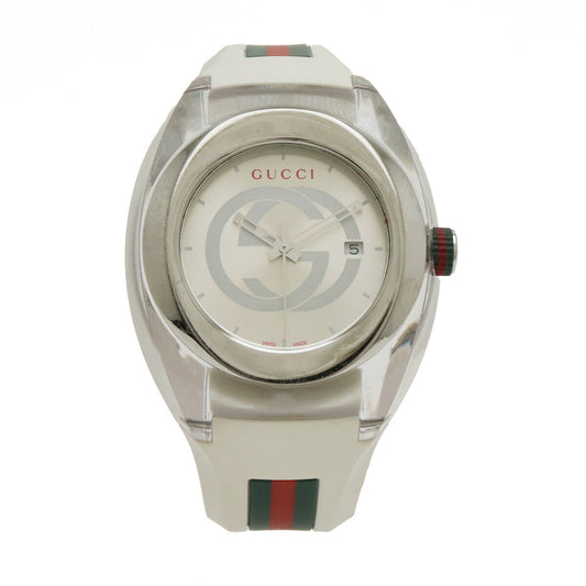 Gucci Sync Interlocking G Silver Dial Quartz Watch