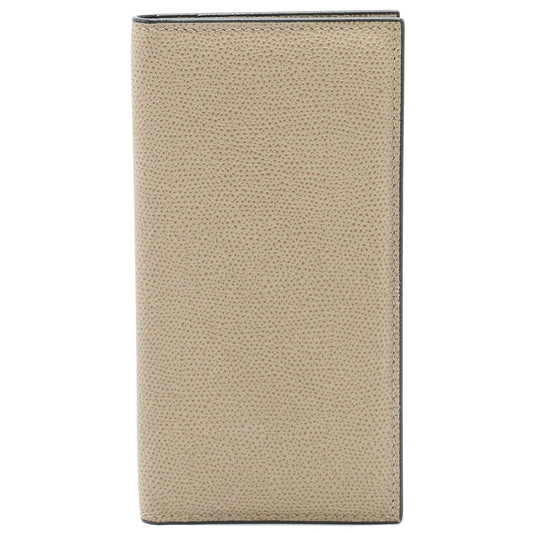 Valextra Leather Vertical 12 Card Long Wallet