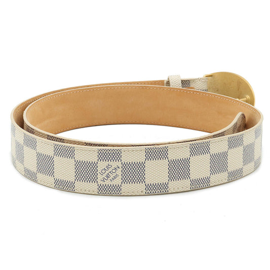 Louis Vuitton Damier Azur Voyage Belt M9837U