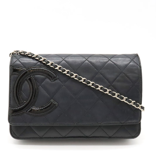 Chanel Cambon Line Chain Wallet Shoulder Bag A46646