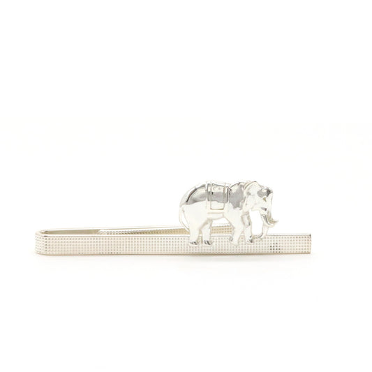 Hermes Silver Elephant Tie Pin