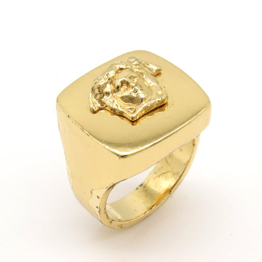 Versace Medusa Signet Ring Gold