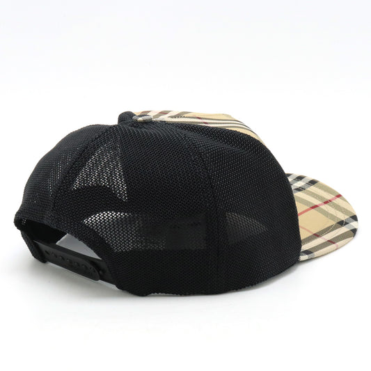 Burberry Check Mesh Nylon Baseball Cap