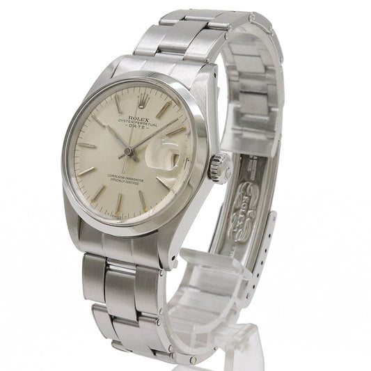 Rolex Oyster Perpetual Date Silver Dial Watch