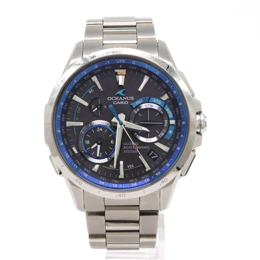 CASIO OCEANUS GPS Hybrid Solar Titanium Men's Watch OCW-G1000