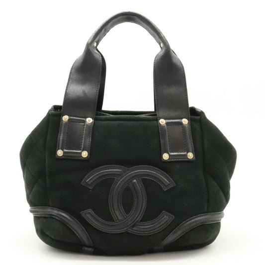 Chanel Shearling Leather Tote Bag