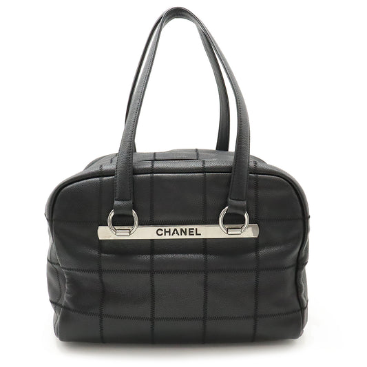 Chanel Caviar Mini Boston Shoulder Bag