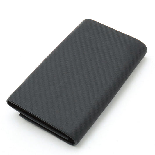 Dunhill Leather Chassis Key Case Black