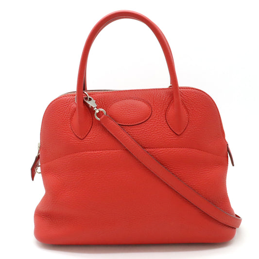 Hermes Bolide 31 2WAY Handbag Rouge Red