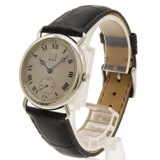 Dunhill Centenary Collection Silver Dial Leather Strap Watch