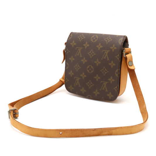 Louis Vuitton Monogram Mini Cartouchiere PM Shoulder Bag M51254