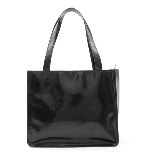 Chanel Coco Mark Logo Patent Leather Tote Bag