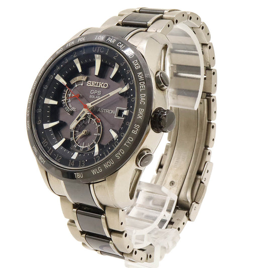 Seiko Astron 7X Series GPS Solar Titanium Watch