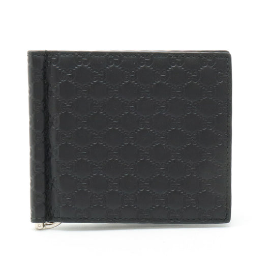 Gucci Leather Microguccissima Bifold Wallet Black