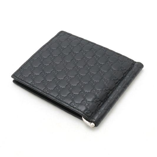 Gucci Leather Microguccissima Bifold Wallet Black