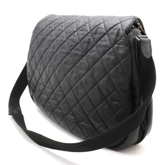 Chanel Cocoon Nylon Leather Shoulder Bag