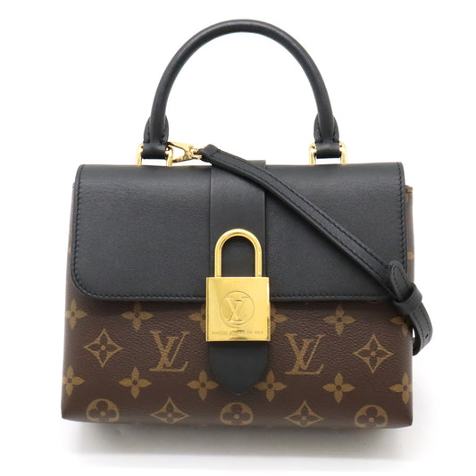 Louis Vuitton Monogram Rocky BB Handbag Black M44141