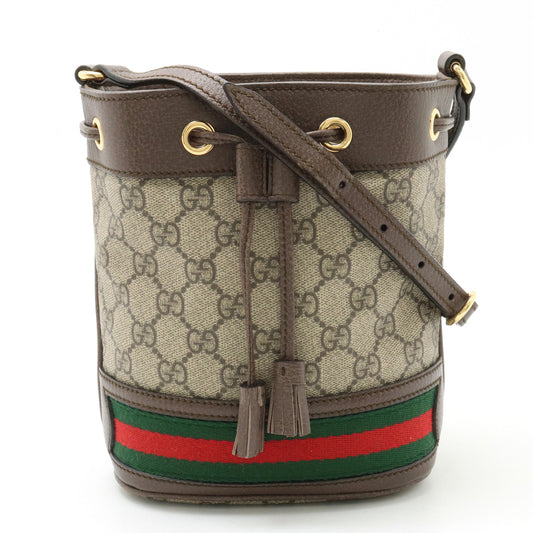 Gucci Ophidia GG Supreme Mini Bucket Bag