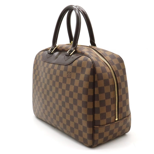 Louis Vuitton Damier Doeville Bowling Vanity Handbag