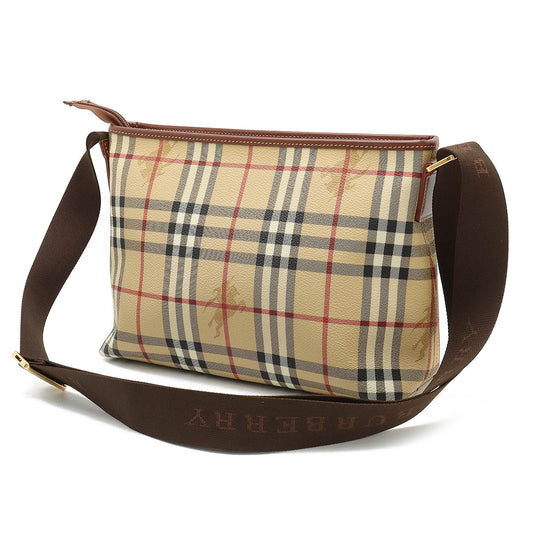 Burberry Shadow Horse Nova Check Shoulder Bag