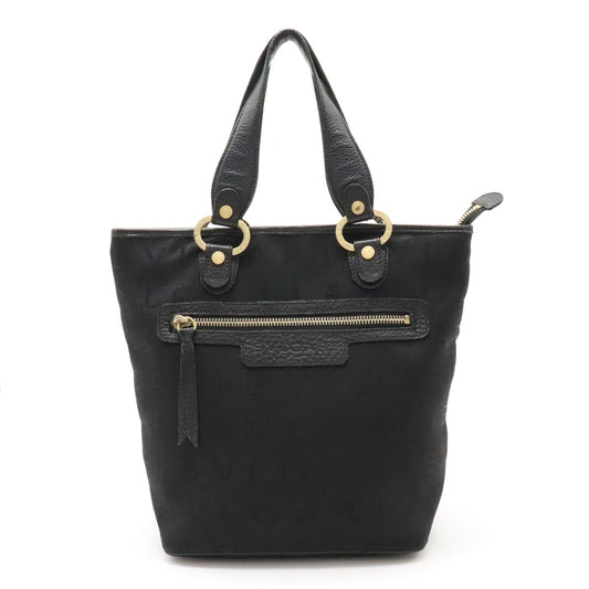 Bvlgari Logo Mania Tote Bag Black