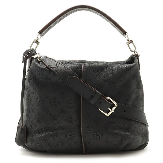 Louis Vuitton Mahina Selene PM Handbag Black