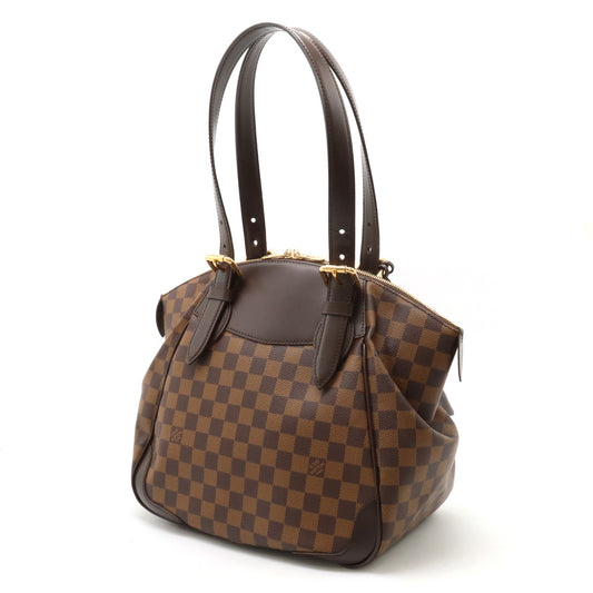 Louis Vuitton Damier Verona MM Shoulder Tote Bag