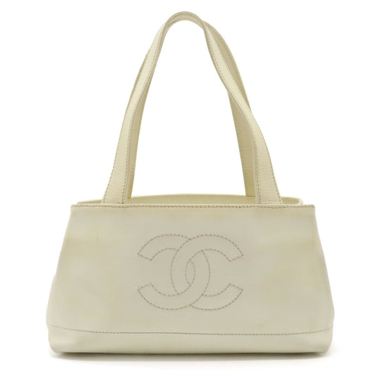 Chanel Caviar Skin Coco Mark Tote Bag