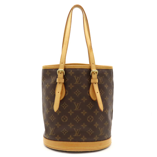 Louis Vuitton Monogram Bucket PM Shoulder Tote M42238