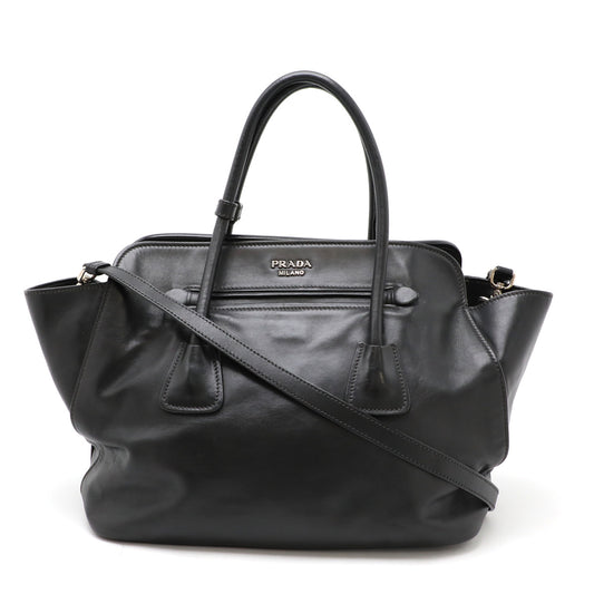 Prada Leather 2WAY Handbag Shoulder Bag