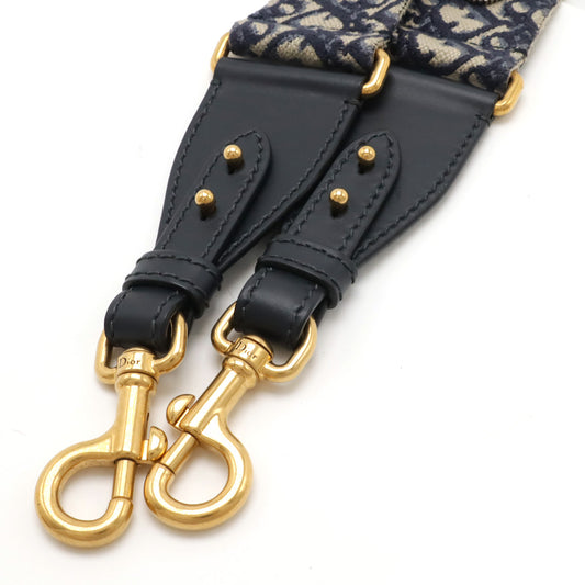 Dior Oblique Embroidery Medallion Shoulder Strap