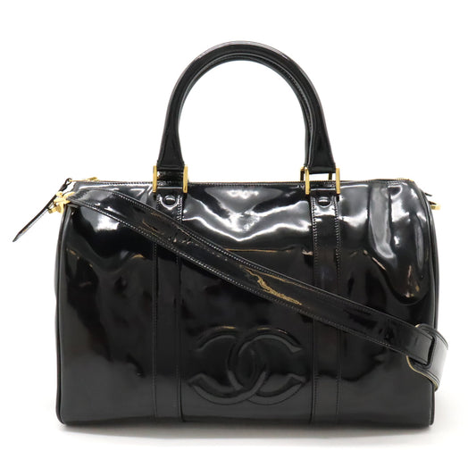 Chanel Patent Leather 2WAY Handbag